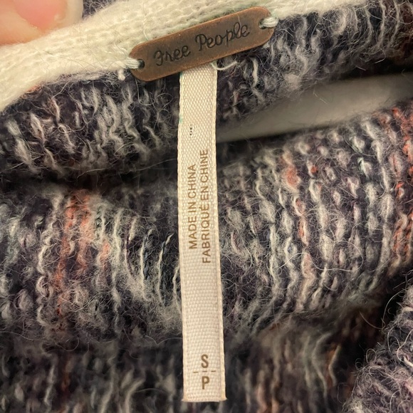 Free People Multicolor Knit Poncho - Picture 3 of 4